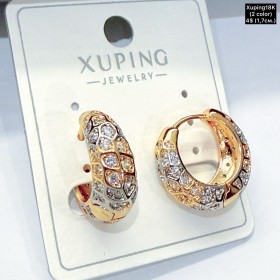 Сережки Xuping18К 20442 (1.7см) (2 color)